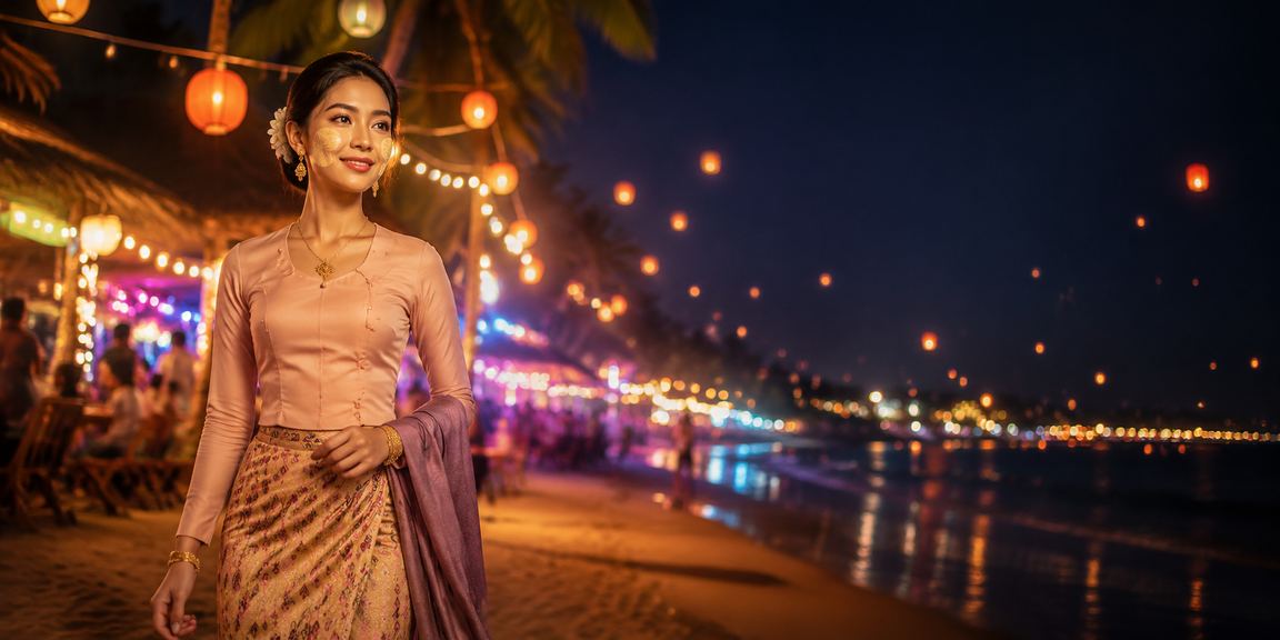 ငပလီ ကမ်းခြေ ပန်းစည်းနှင့် အသုံးပြုသူအားပေးမှု